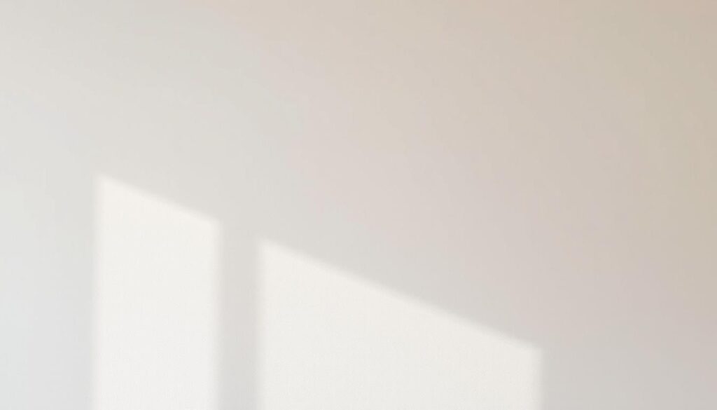 A close-up view of a smooth, well-prepared wall surface, ready for finishing touches. The surface is clean, even, and free of any imperfections or blemishes, with a subtle, matte finish that reflects the soft, natural lighting of the room. The lighting casts gentle shadows, highlighting the subtle texture and flatness of the surface, creating a visually appealing and inviting backdrop for the upcoming storage installation. The composition emphasizes the wall's role as a foundation, providing a blank canvas for the French cleat system to be installed.