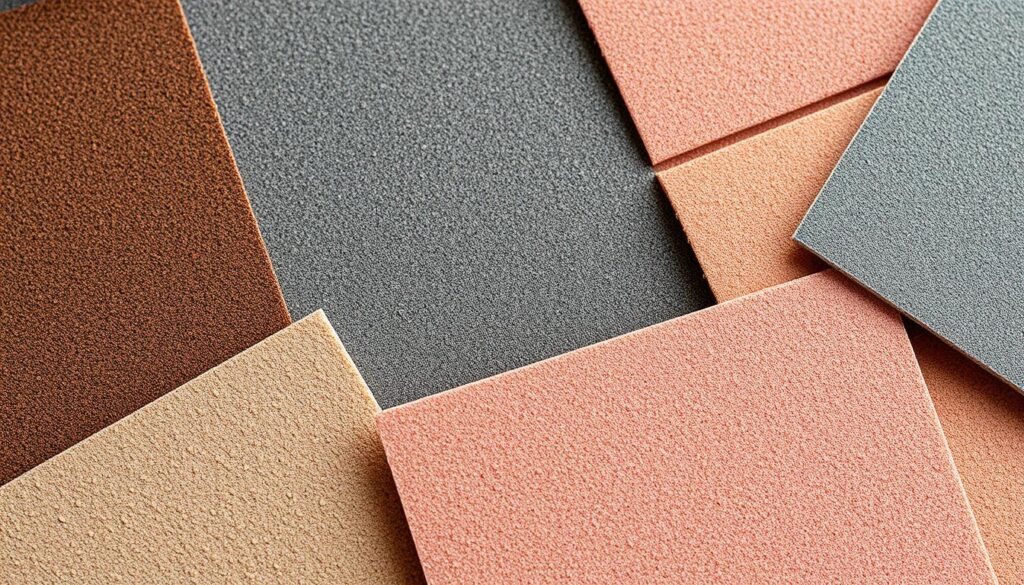 An image of assorted grit sandpaper