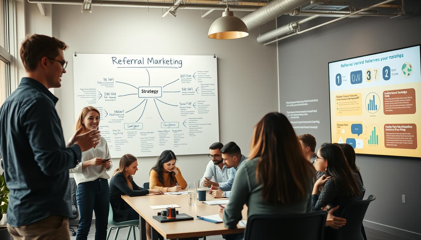 Building a client base through referrals