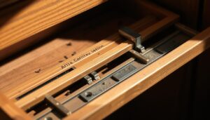 Fixing a stuck drawer slide