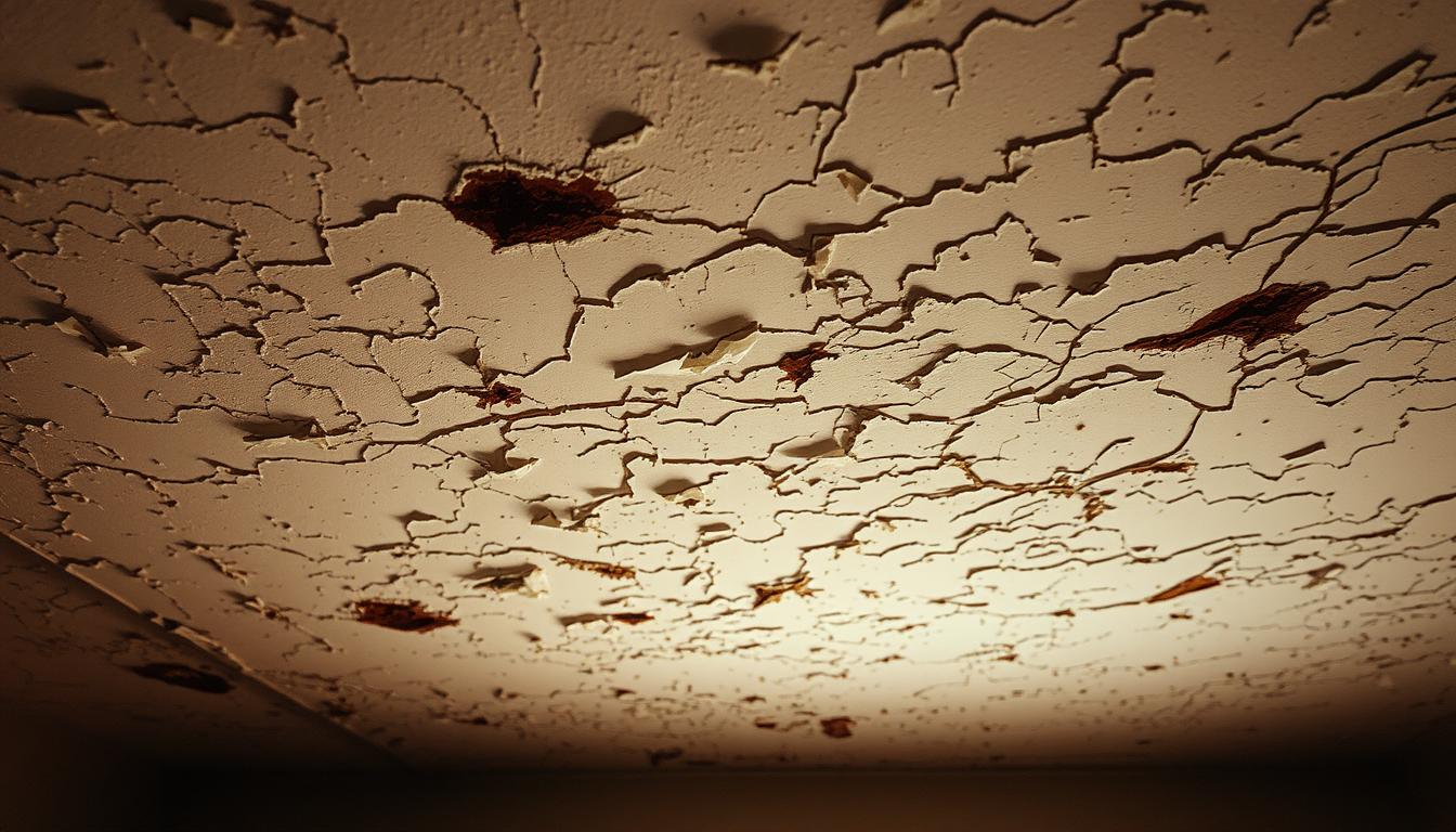 Fixing peeling paint on ceilings