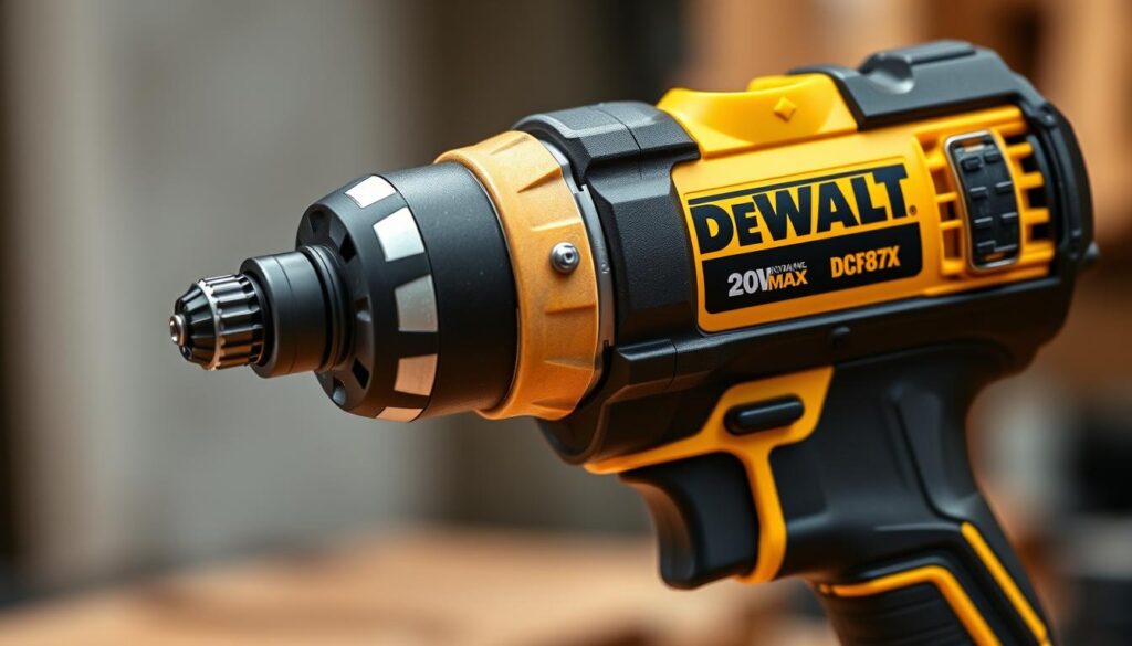 Generate an image of DeWalt20V Max DCF870 hydraulic impact driver