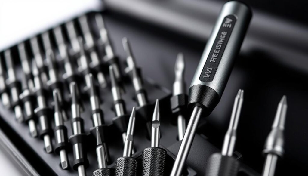 Generate an image of a Wiha precision screwdriver set.