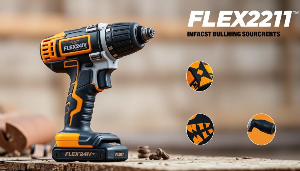 Generate an image of the Flex24V Quick Eject FX1371 impact driver