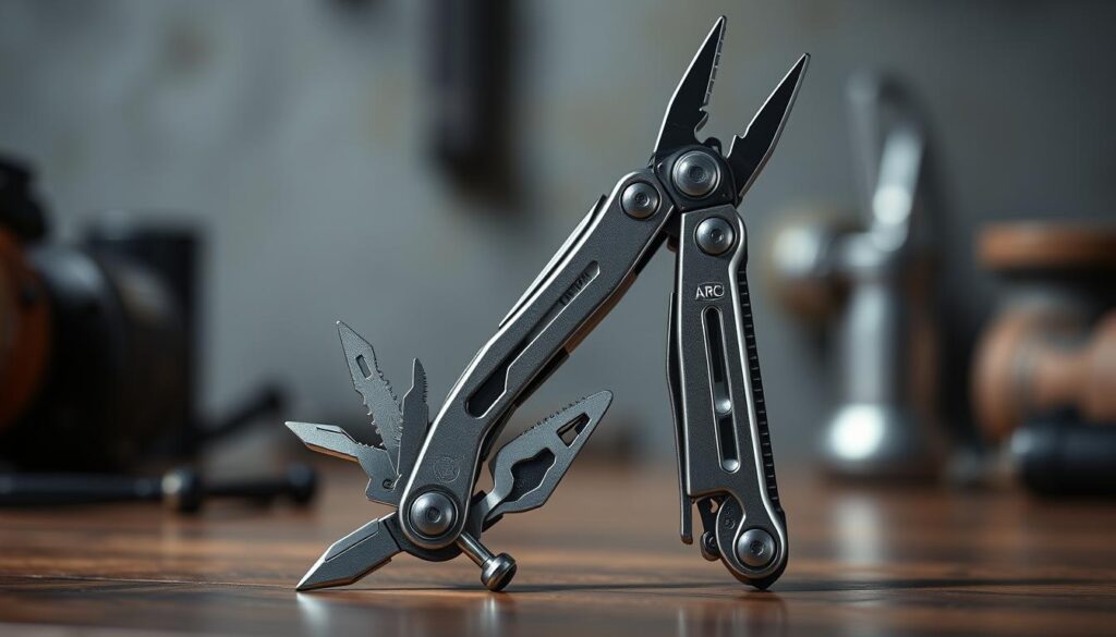 Generate an image of the Leatherman ARC multi-tool