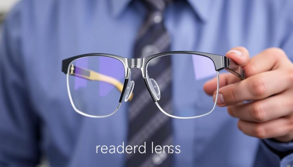 Generate an image of the Magid Iconic Y50 safety glasses with bifocal readers