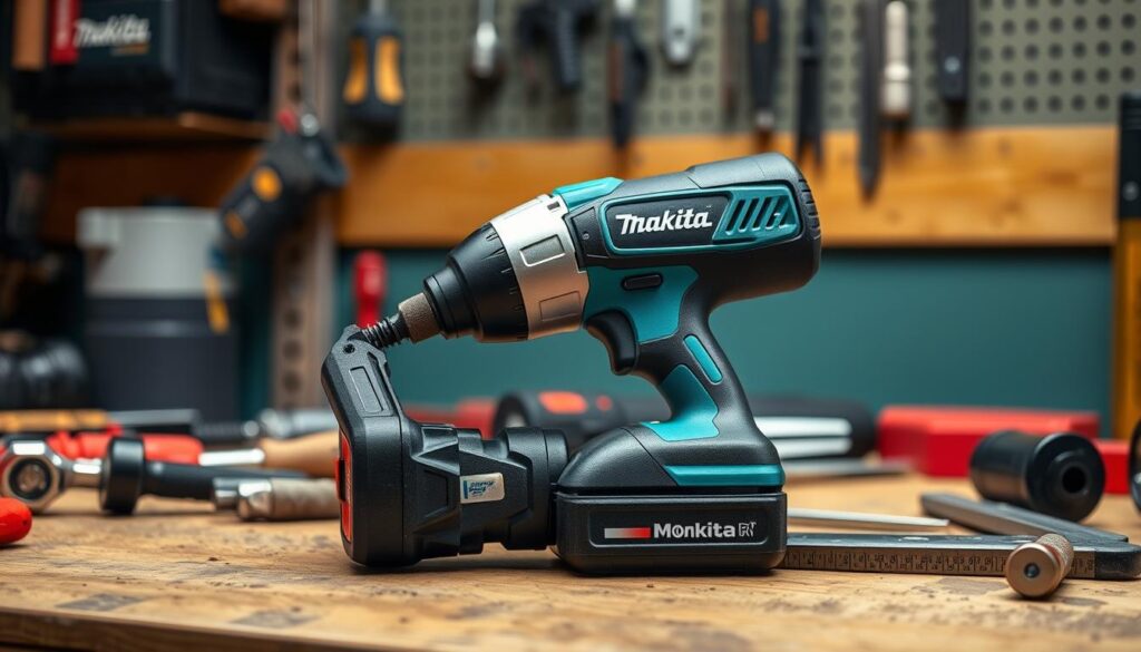 Generate an image of the Makita XDT13 impact driver
