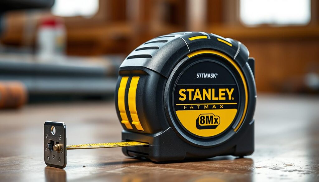 Generate an image of the Stanley FatMax Tape Measure 8 m
