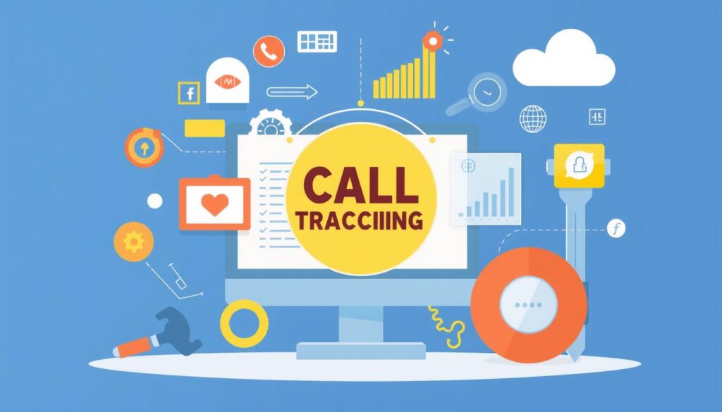 Generate an image representing call tracking for repair businesses