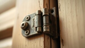 How to fix a squeaky door hinge