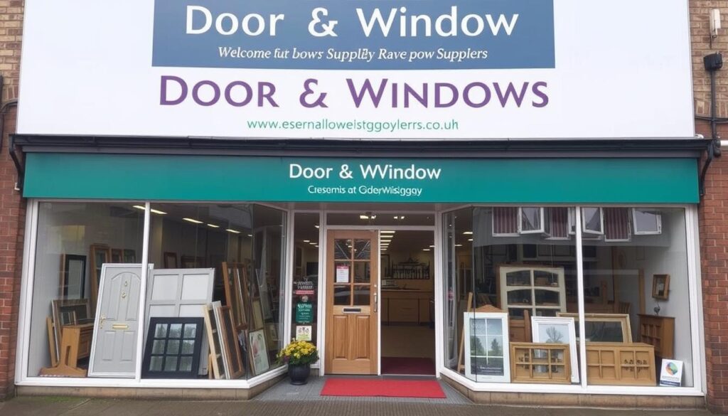 Image of a Glasgow-based door and window supplier store