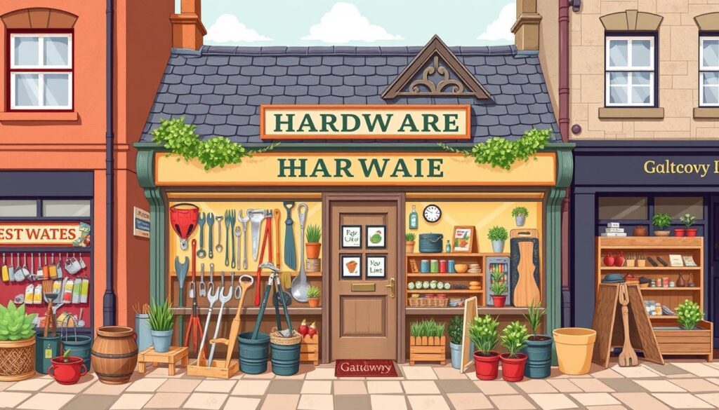 Image of a Glasgow hardware store