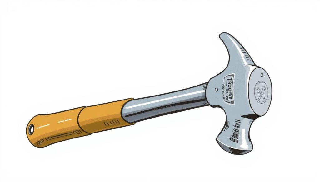 Image of a claw hammer