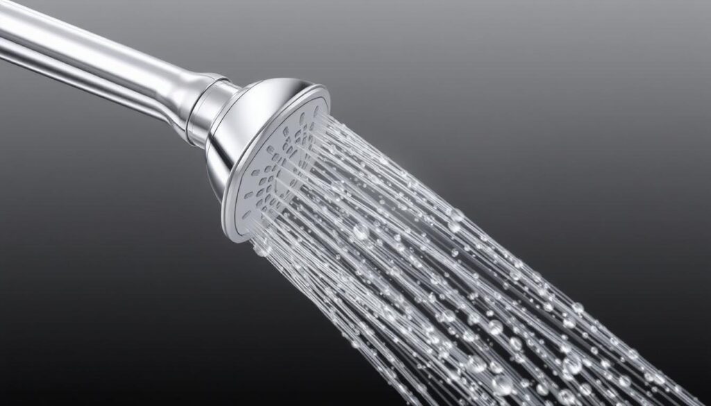 Image of a high-pressure shower head