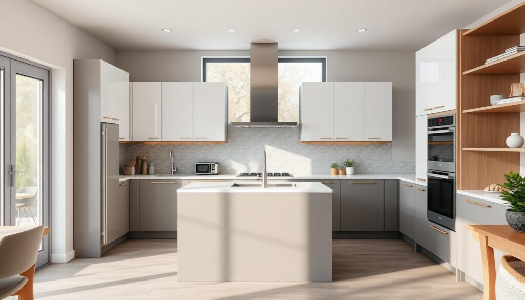Image of a modern kitchen renovation in Glasgow