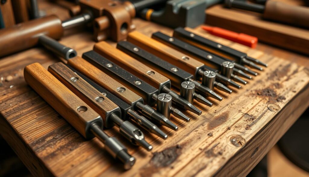 Image of a nail punch set