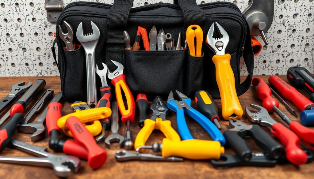 Image of a professional handyman tool kit in the UK