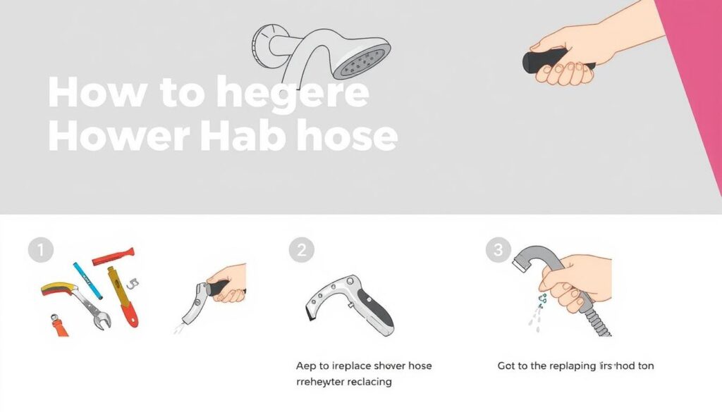 Image of a shower hose replacement