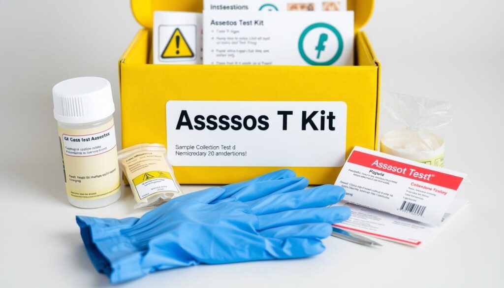 Image of an asbestos test kit