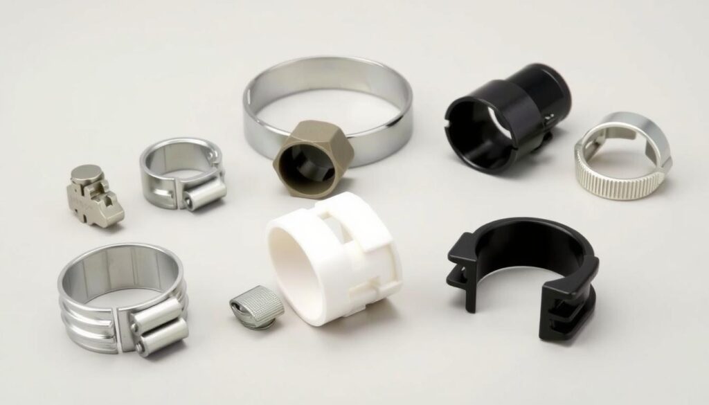 Image of pipe securing clips