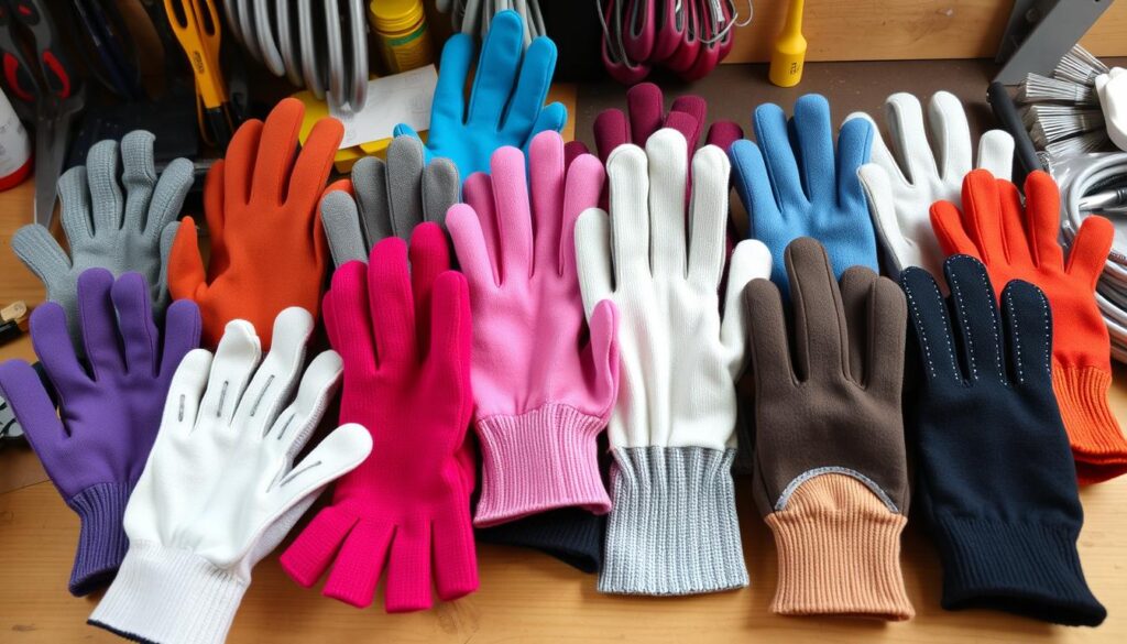 Image of various DIY gloves