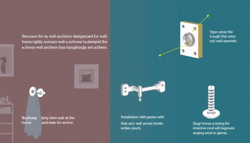 Image of wall anchors for heavy items