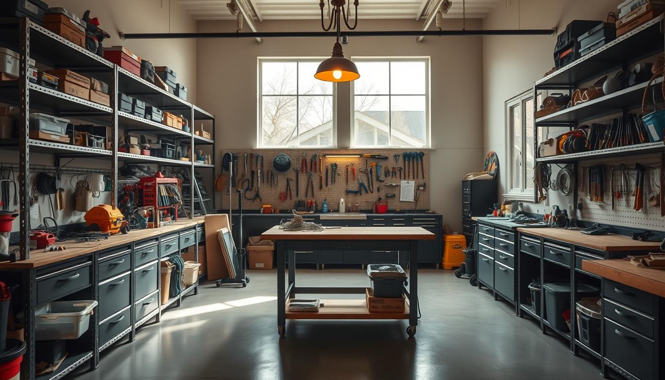 Setting up a functional garage workshop