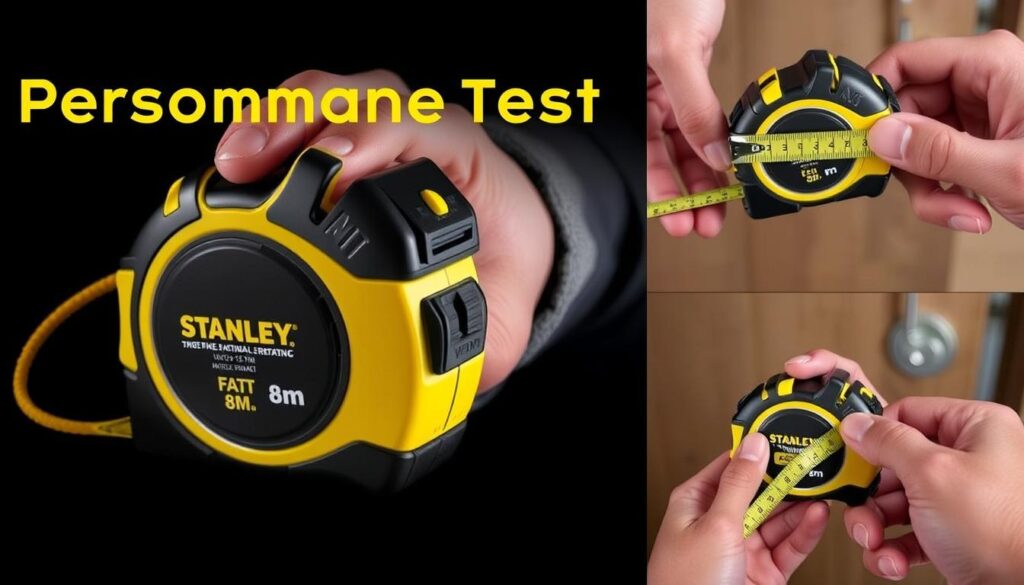 Stanley FatMax Tape Measure 8m performance test image