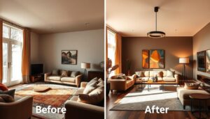 creating before-and-after project photos