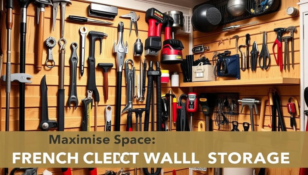 designing french cleat wall storage