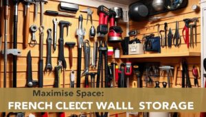 designing french cleat wall storage