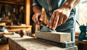 how to sharpen hand tools at home