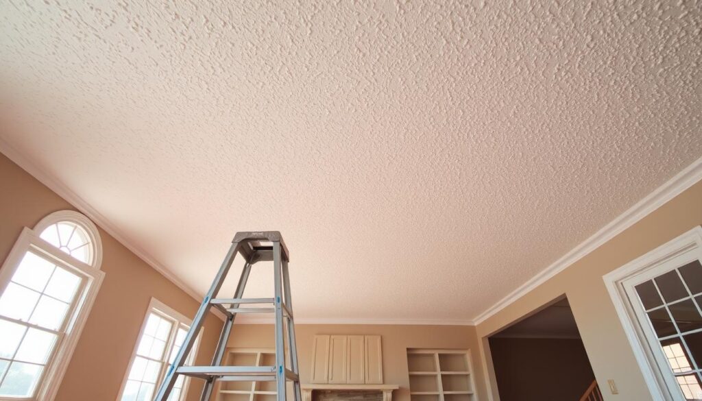 remove popcorn ceiling texture
