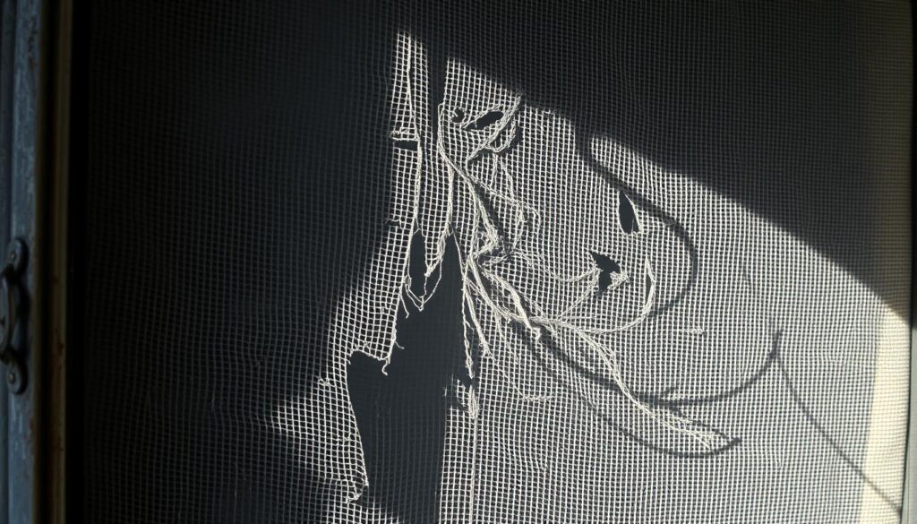 replace torn window screen mesh