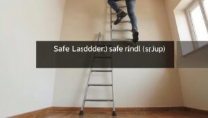 safe ladder setup and usage tips