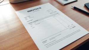 writing professional repair invoices
