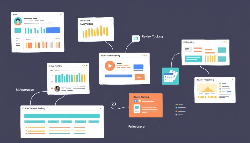 An image representing review tracking tools