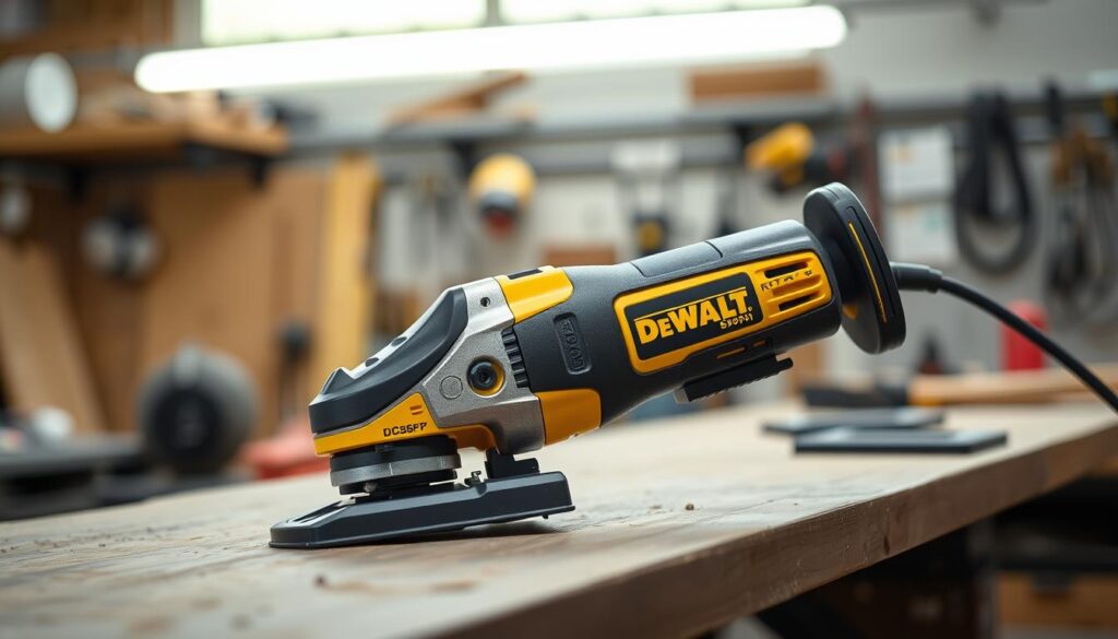 Generate an image of the DeWalt DCS356P2 oscillating multi-tool