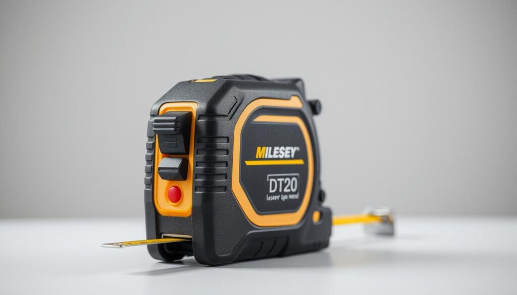 Generate an image of the Mileseey DT20 laser tape measure