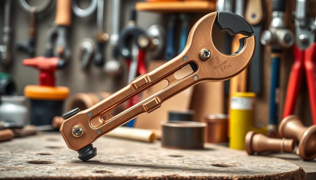 Generate an image of the Rothenberger Adjustable Copper Pipe Cutter