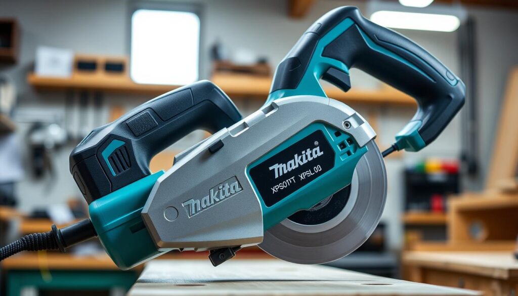 Image of Makita XPS01PTJ cordless plunge saw