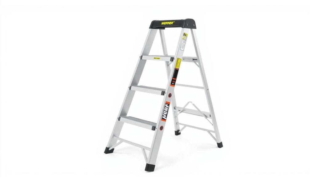 Image of Werner FS106 6ft Type I Fiberglass Single Sided Step Ladder