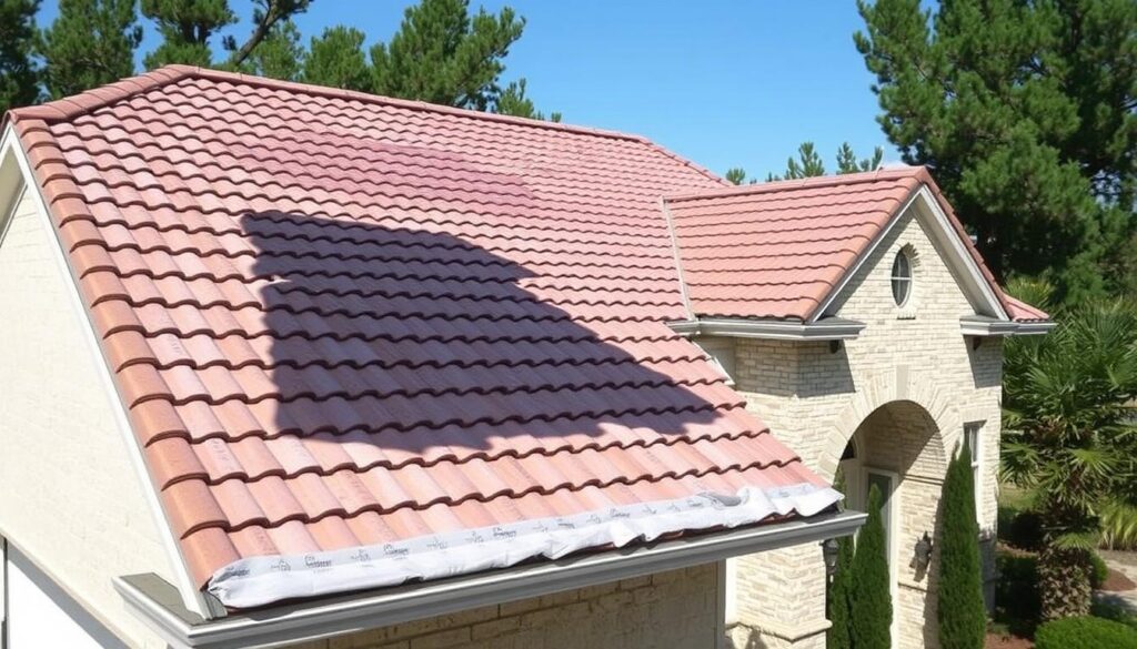 Image of a Derby home with a newly installed tile roof
