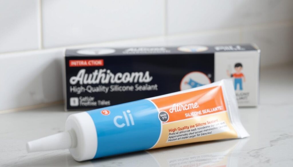 Image of a high-quality silicone sealant for bathrooms