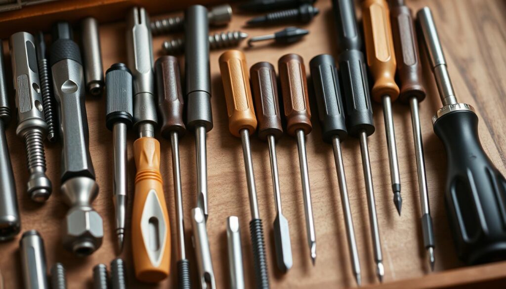 Image of a screwdriver set for furniture repair
