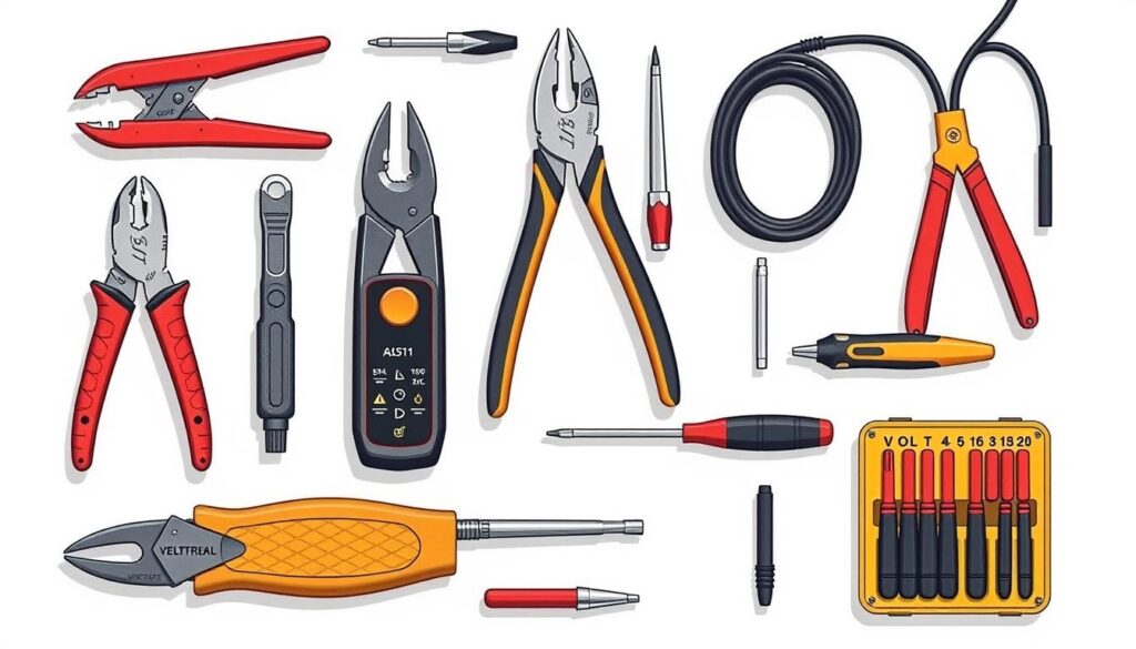 Image of a toolkit for electrical work