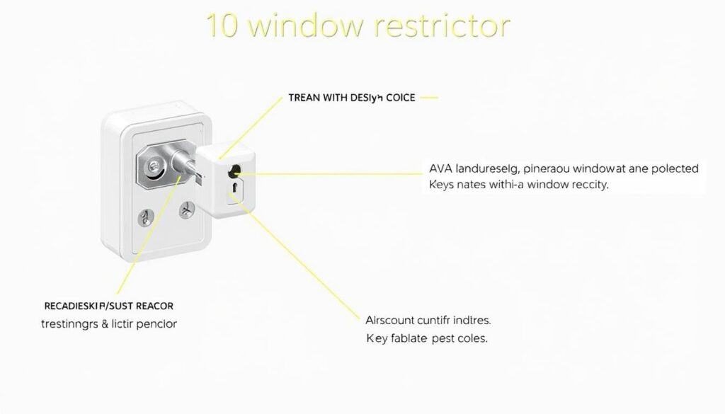 Key-operated window restrictor image