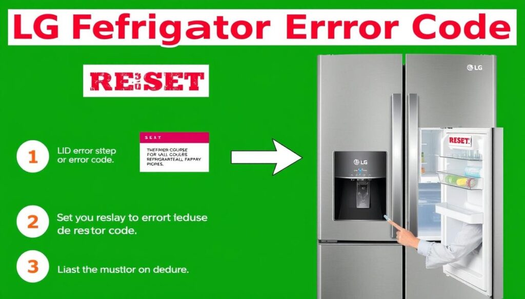 LG Refrigerator Error Code Reset Image