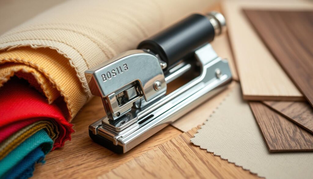 Upholstery stapler