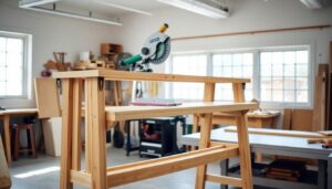 create mobile miter saw stand